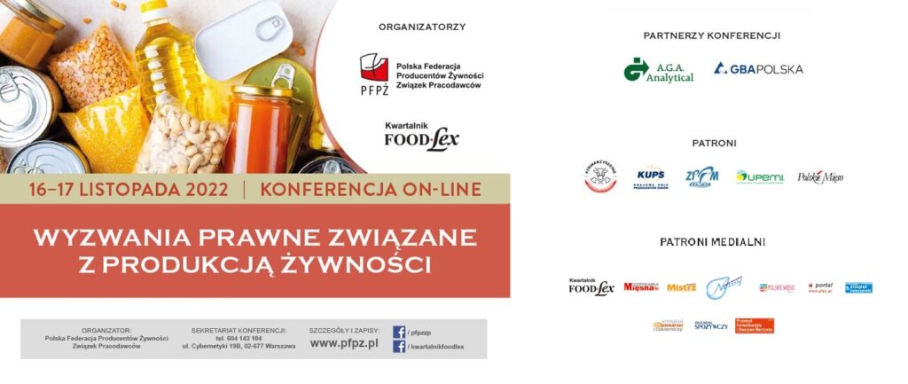 Konferencja „Wyzwania prawne związane z produkcją żywności”