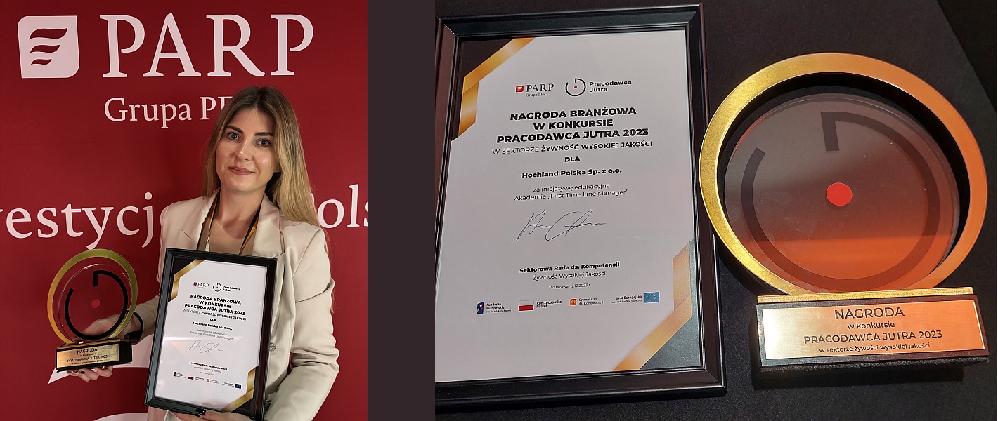 Hochland Polska laureatem konkursu PARP „Pracodawca Jutra”