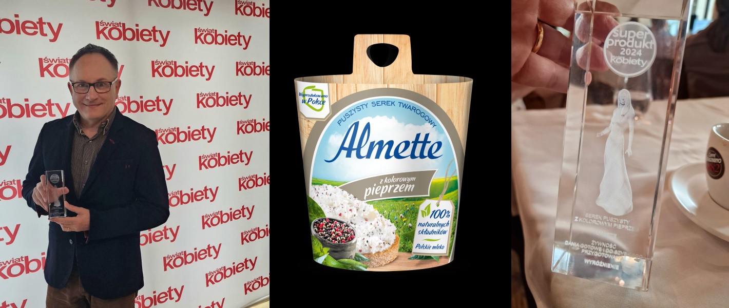 Superprodukt Świata Kobiety” 2024 – nagroda dla Almette z kolorowym pieprzem!